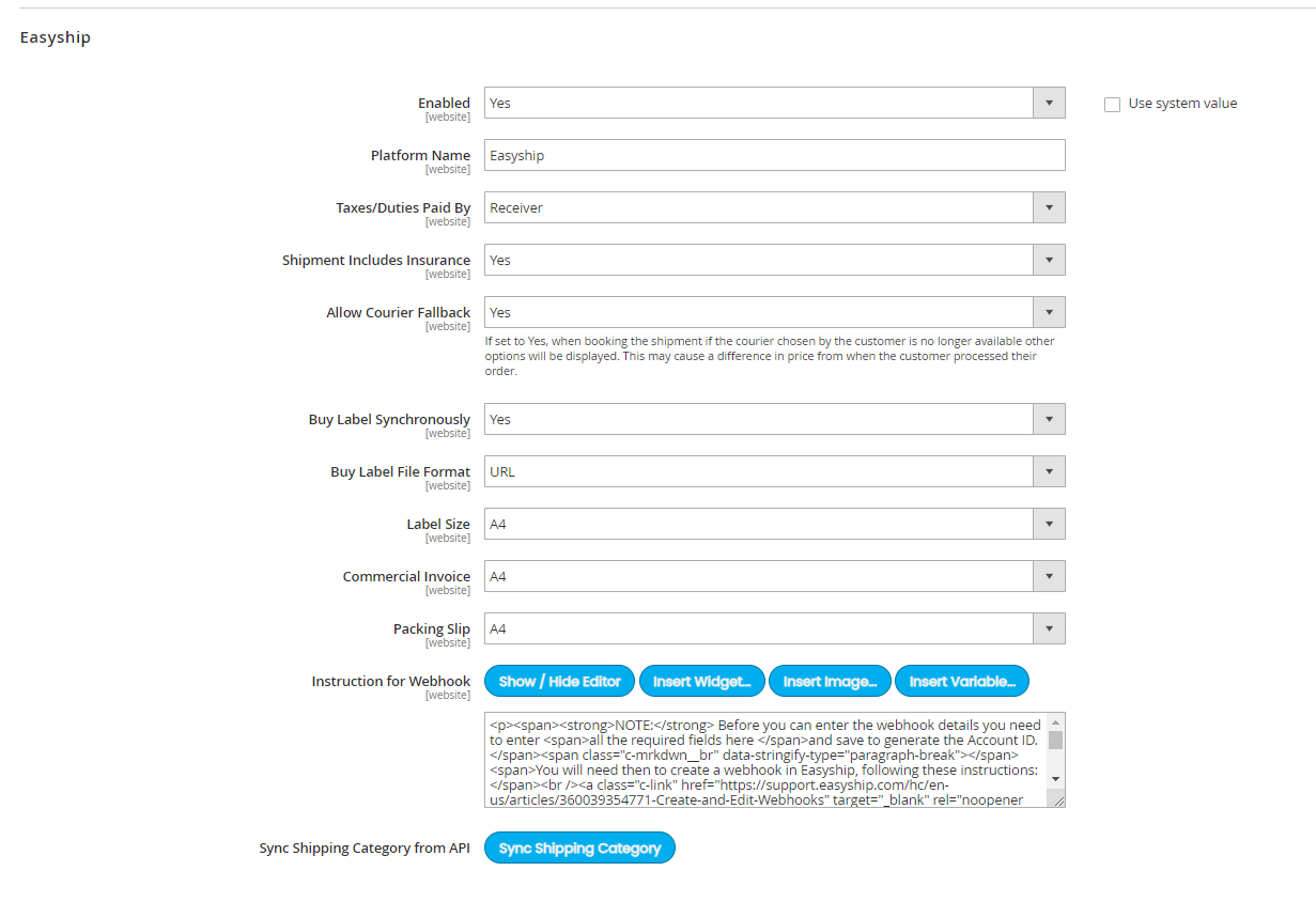 Connect Your  Store – Easyship Support